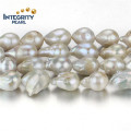 Pearl Manufacturer Freshwater Pearl Strand 15mm Grade a+ Nucleated Genuine Pearl Strand